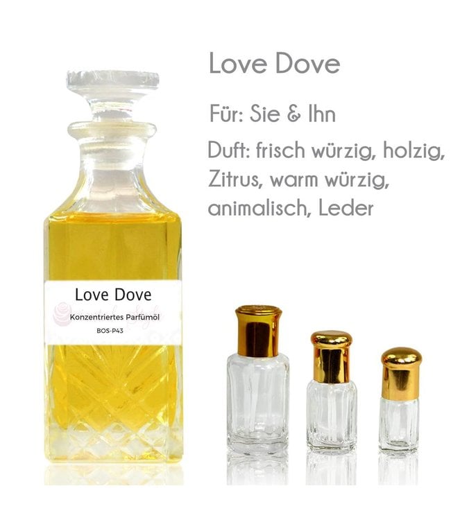Sultan Essancy Love Dove Parfümöl - Parfüm ohne Alkohol