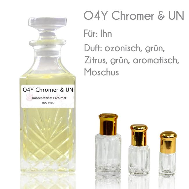 O4Y Chromer & UN Parfümöl - Parfüm ohne Alkohol