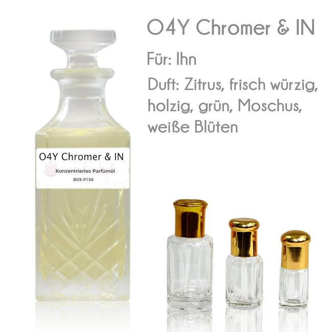 Concentrated perfume oil O4Y Chromer & IN Perfume Free From alcohol