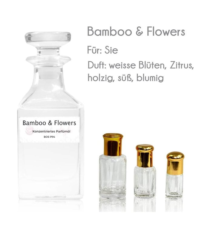 Bamboo & Flowers Parfümöl - Parfüm ohne Alkohol
