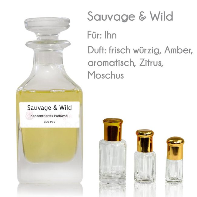 Sauvage & Wild Parfümöl - Parfüm ohne Alkohol