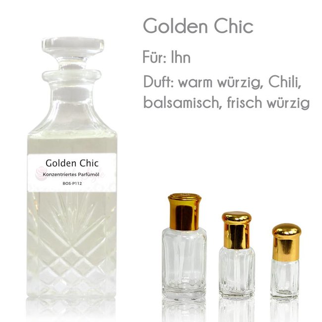 Golden Chic Parfümöl - Parfüm ohne Alkohol