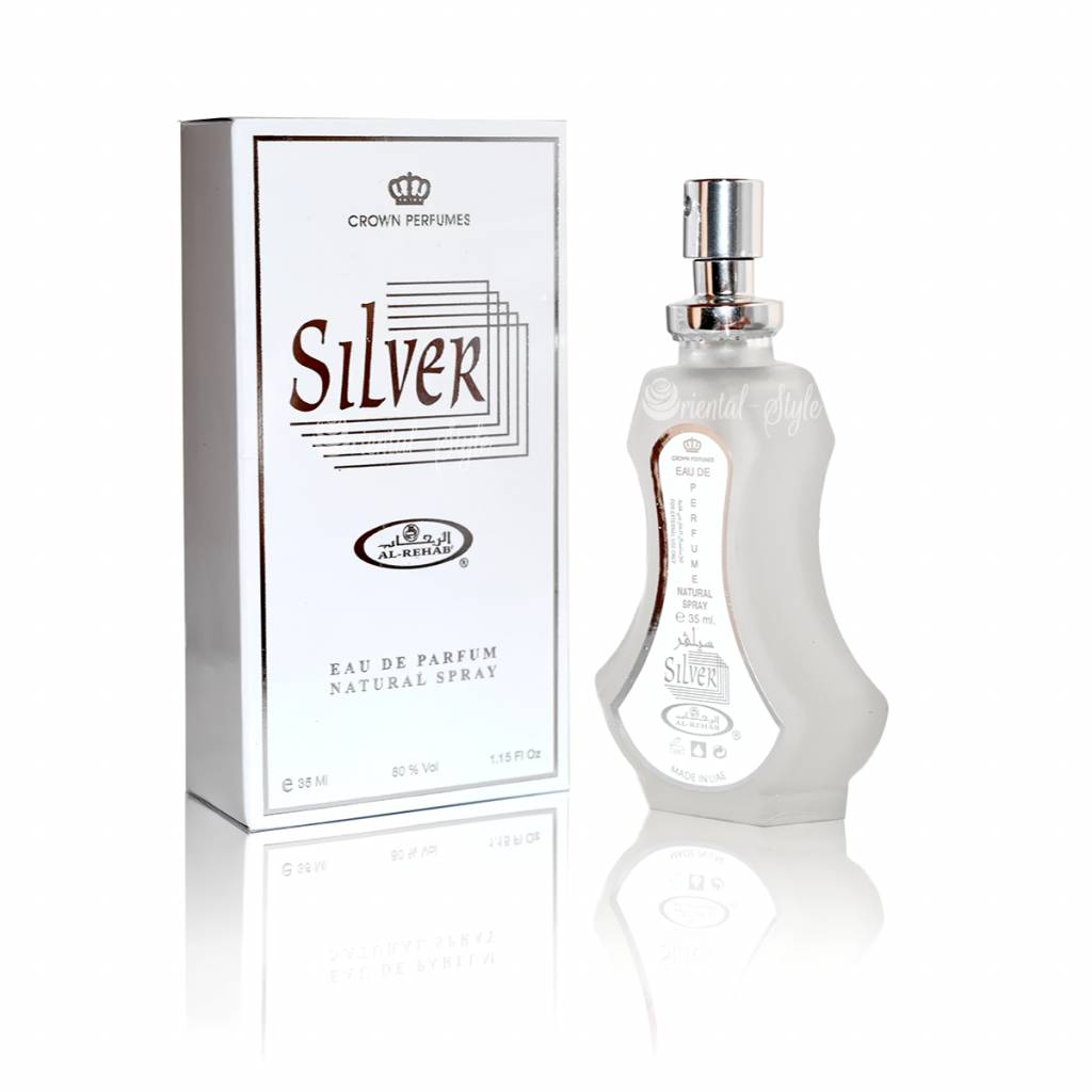 Silver Al Rehab Eau De Parfum Spray Vaporisateur Oriental Style Parfumerie Berlin Orientalische Parfume Henna Kosmetik