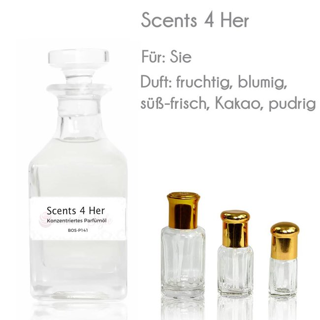 Concentrated perfume oil Scents 4 Her Perfume Free From alcohol