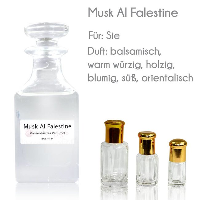 Musk Al Falestine Parfümöl - Parfüm ohne Alkohol