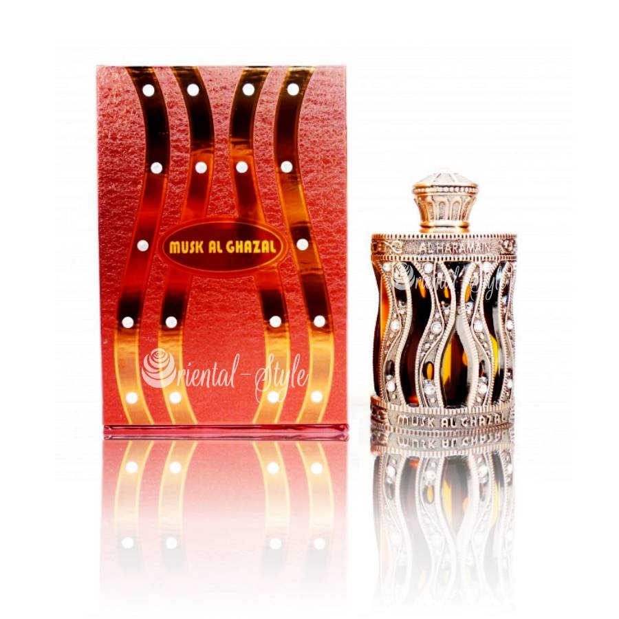 Musk Al Ghazal Al Haramain Perfume oil Free from alcohol 30ml ...