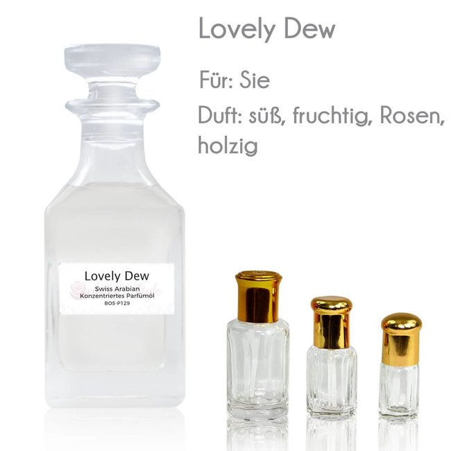 Concentrated perfume oil Lovely Dew Perfume Free From Alcohol