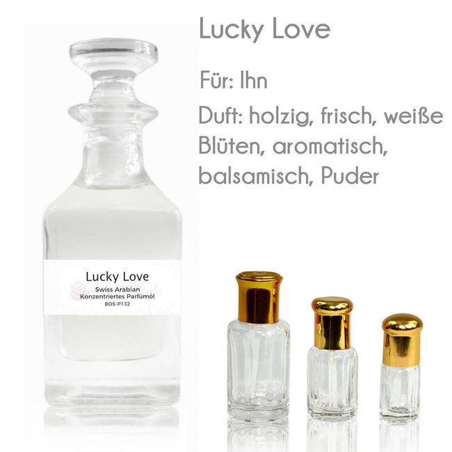 Concentrated perfume oil Lucky Love Perfume Free From alcohol