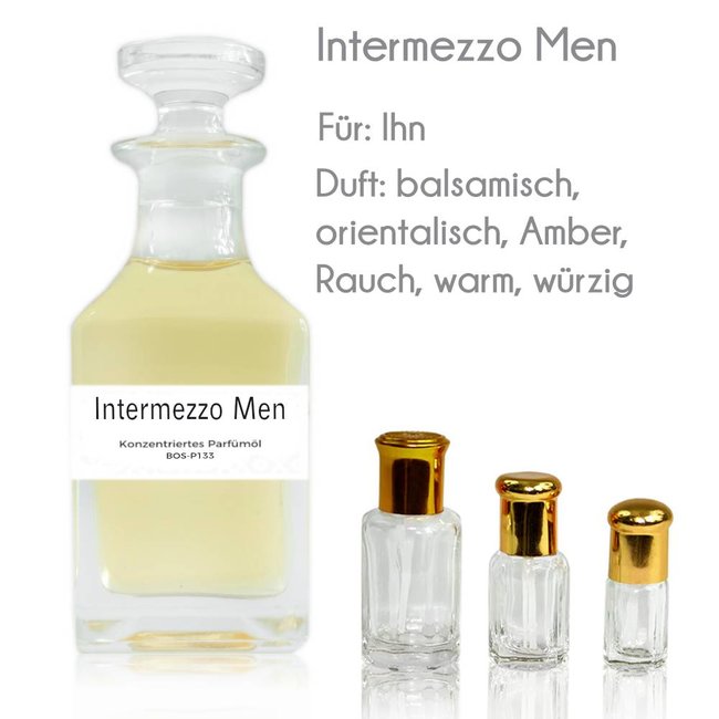 Concentrated perfume oil Intermezzo Men Perfume Free From alcohol