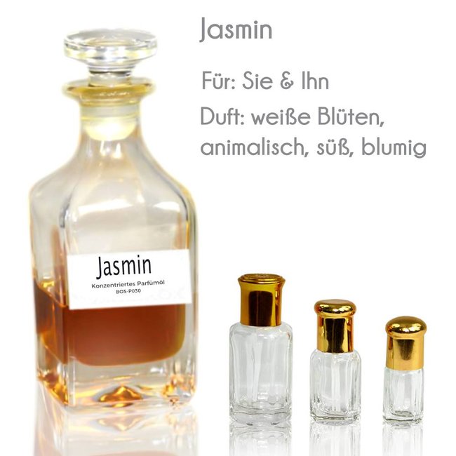 Parfümöl Jasmin von Swiss Arabian - Parfüm ohne Alkohol