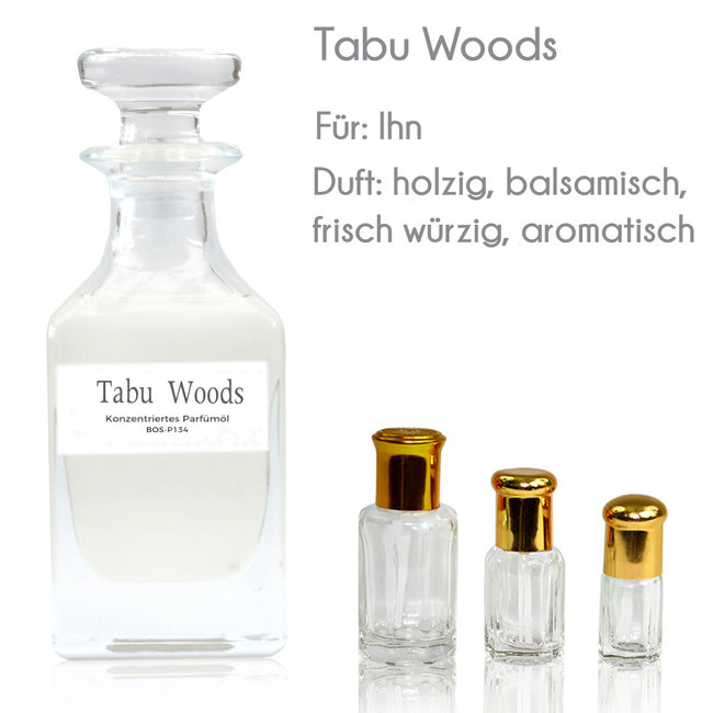 Concentrated perfume oil Tabu Woods Perfume Free From alcohol