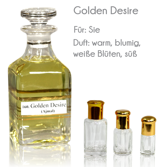 Perfume Oil Golden Desire by Ajmal - Perfume free from alcohol