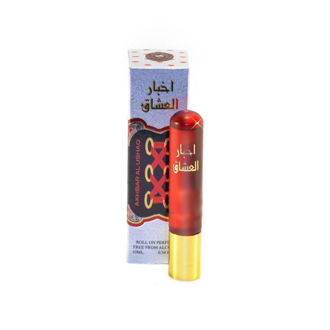 Concentrated perfume oil Akhbar Al Ushaq 10ml - Perfume free from alcohol