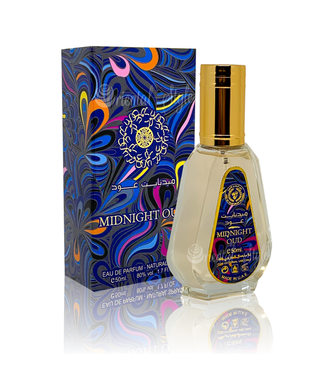 Ard Al Zaafaran Perfumes  Midnight Oud Eau de Parfum 50ml Vaporisateur/Spray