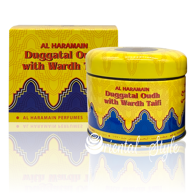 Bakhoor Duggatal Oudh With Wardh Taifi Räucherwerk (50g)