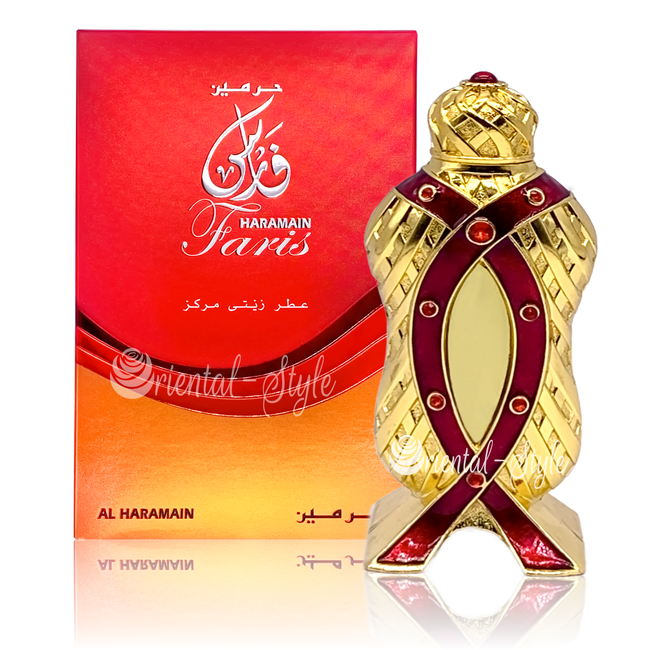 Perfume oil Faris by Al Haramain 12ml Attar Perfume