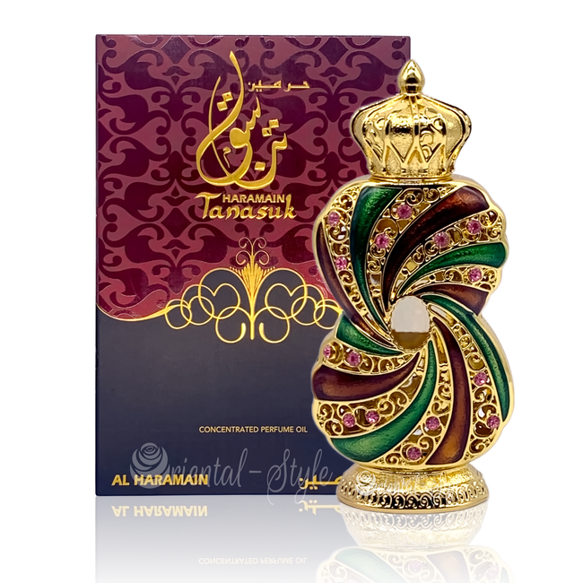 Perfume oil Tanasuk by Al Haramain 12ml Attar Perfume