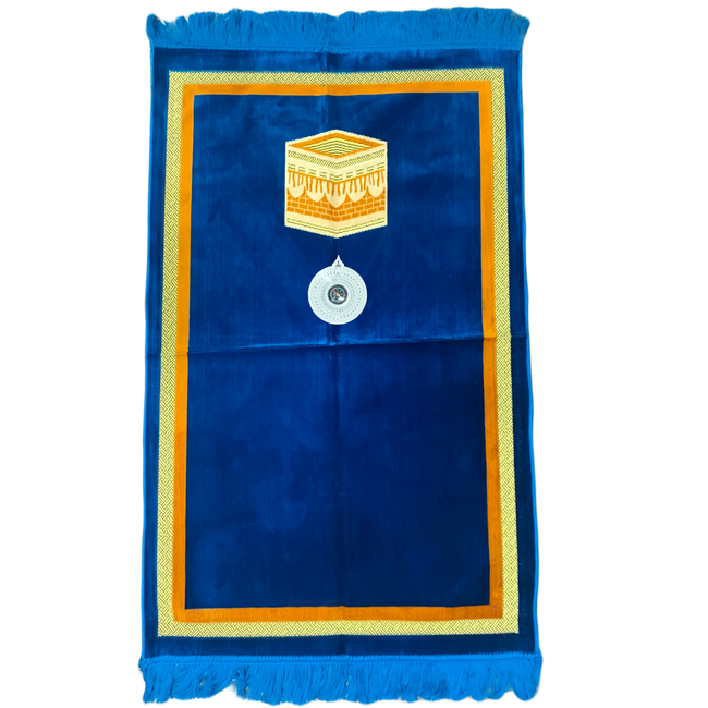 Prayer rug - Seccade With Compass In Blue