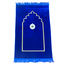 Prayer Mat with Compass - Blue