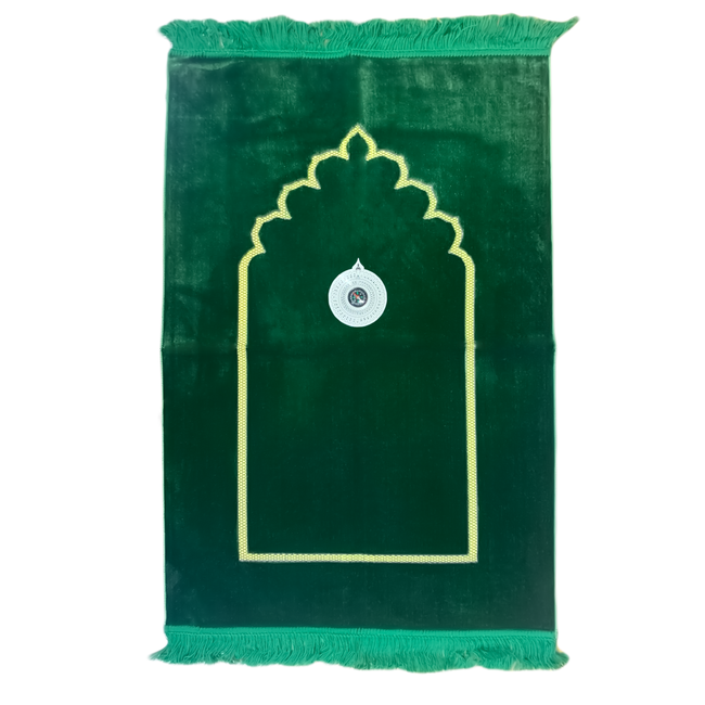 Prayer rug - Seccade With Compass In Green