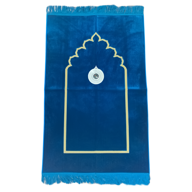 Prayer rug - Seccade With Compass In Blue