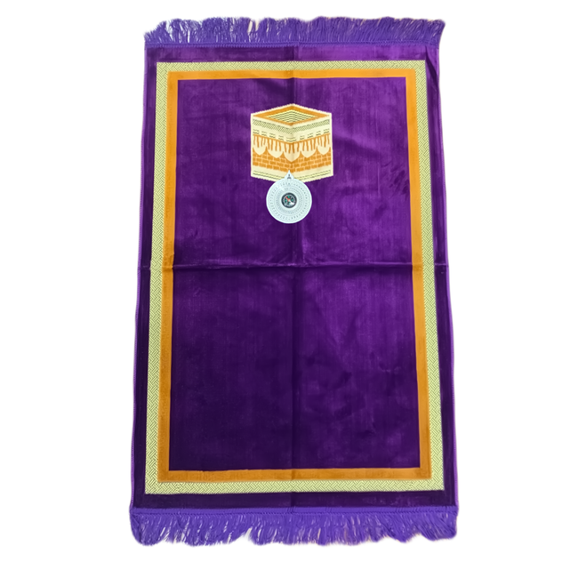 Prayer rug - Seccade With Compass In Purple
