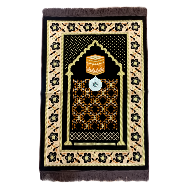 Prayer rug - Seccade With Compass In Brown