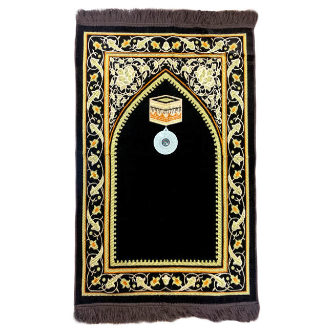 Prayer rug - Seccade With Compass In Brown