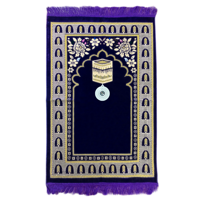 Prayer rug - Seccade With Compass In Purple