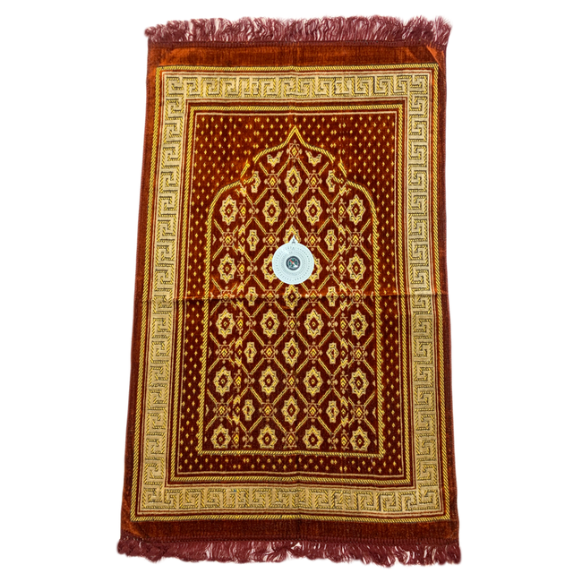 Prayer rug - Seccade With Compass In Red