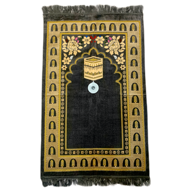 Prayer rug - Seccade With Compass In Grey