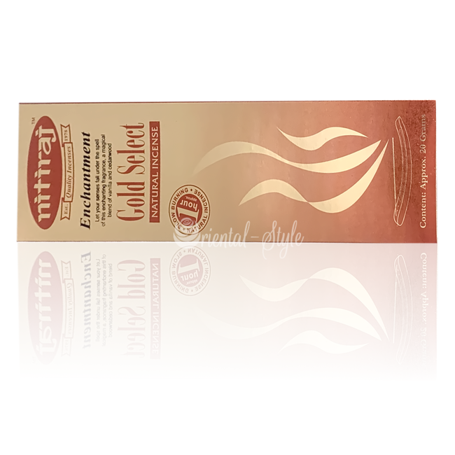 Premium Incense Sticks Nitiraj Gold Select Enchantment (20g)