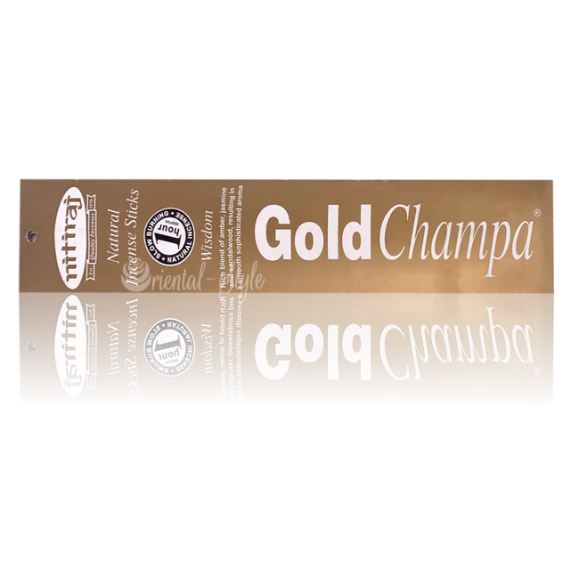 Premium Incense sticks Gold Champa Wisdom (10g)