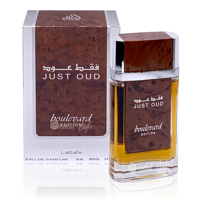 Just Oud Boulevard Edition Eau de Parfum 90ml by Lattafa Perfume Spray