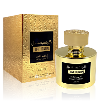 Lattafa Perfumes Confidential Private Gold Lattafa Eau de Parfum 100ml