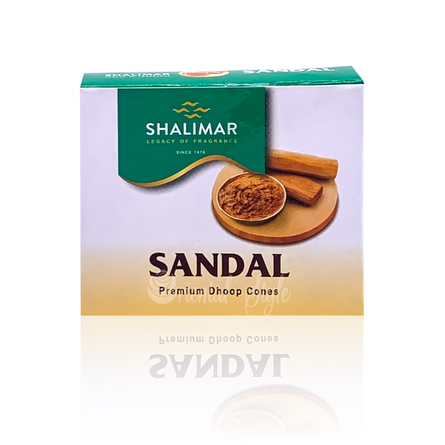 Räucherkegel Sandelholz Shalimar (10 Stück)