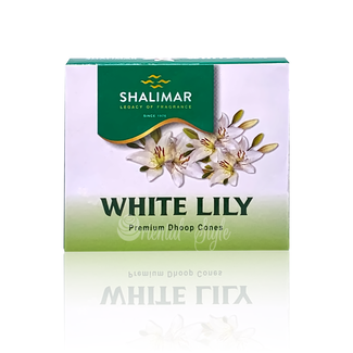 Shalimar Räucherkegel Weiße Lilie (10 Stück)