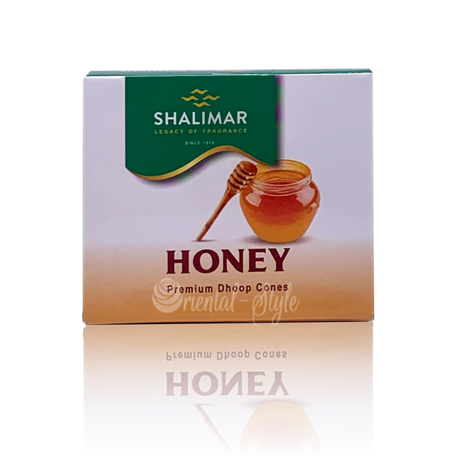 Incense Dhoop Cones Honey Shalimar (10 piece)