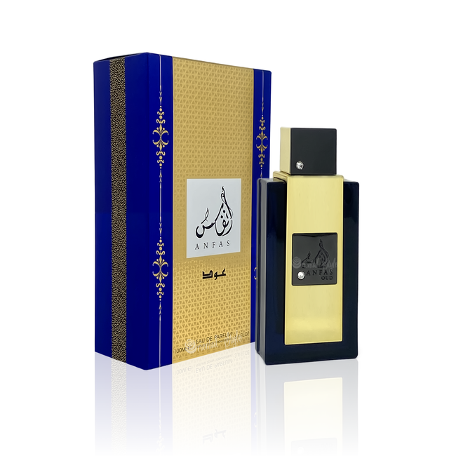 Anfas Oud Eau de Parfum 100ml by Lattafa Perfume Spray