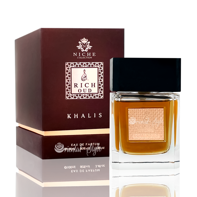 Perfume Rich Oud Niche Collection Eau de Parfum 100ml by Khalis Perfume Spray