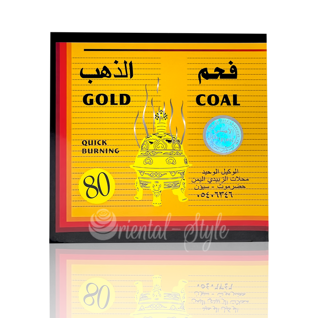 Charcoal Quick igniter tablets for smoking Gold Coal