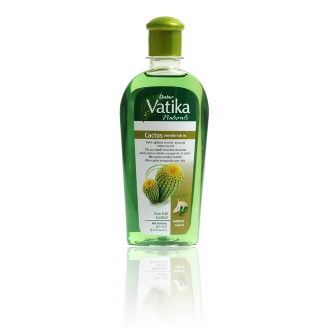 Dabur Vatika Cactus Hair Oil - Hair Fall Control (200ml)