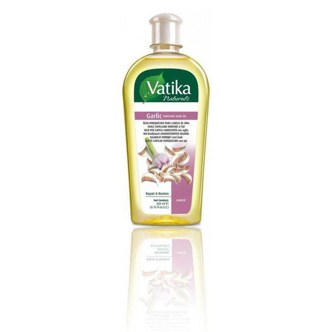 Dabur Vatika Haaröl mit Knoblauch, Zitrone und Rosmarin (200ml)