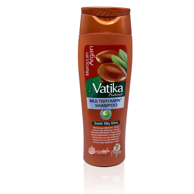 Vatika Moroccan Argan Multivitamin Shampoo für weiche, glänzende Haare (400ml)