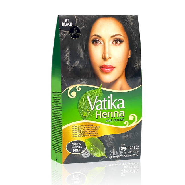 Dabur Henna Hair Colour - Jet Black 60g