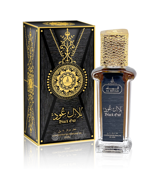 Khalis Black Oud Perfume Oil Attar Arabic Oriental 20ml OrientalStyle Perfume Shop Berlin