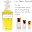 Concentrated perfume oil Miss Sweet Almond - Perfume free from alcohol