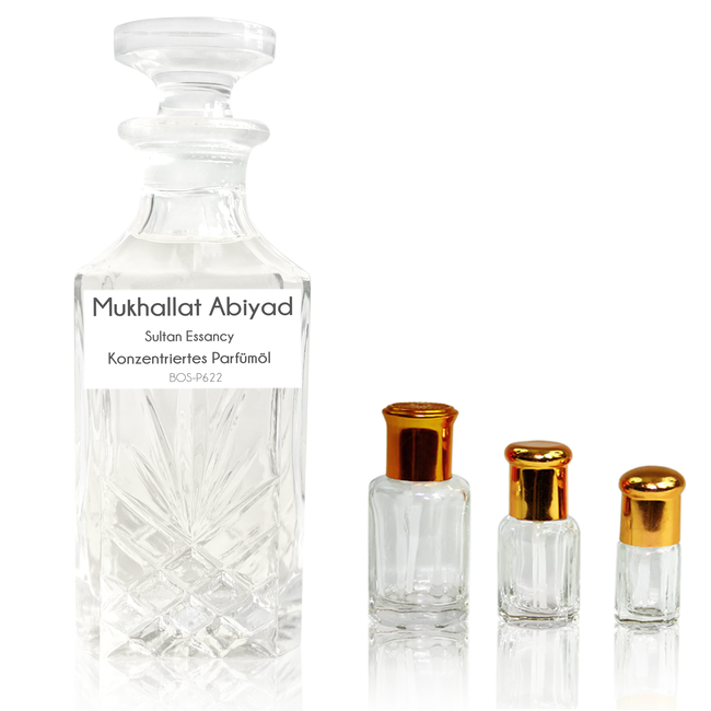 Konzentriertes Parfümöl Mukhallat Abiyad Parfüm ohne Alkohol