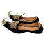 Indische Khussa Schuhe Schwarz