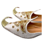 Orientalische Schnabelschuhe - Khussa Schuhe in Creme